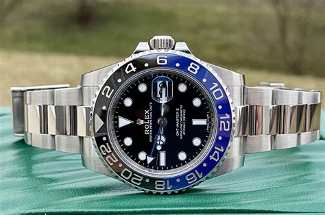 rolex gmt batman 2020|gmt Batman Rolex price.